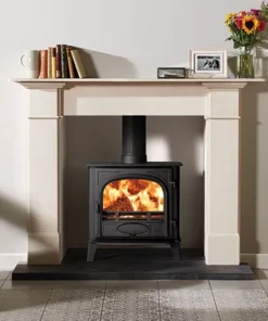 STOVAX Stockton 5 Wide Single Door Fixed Grate Multi Fuel Eco