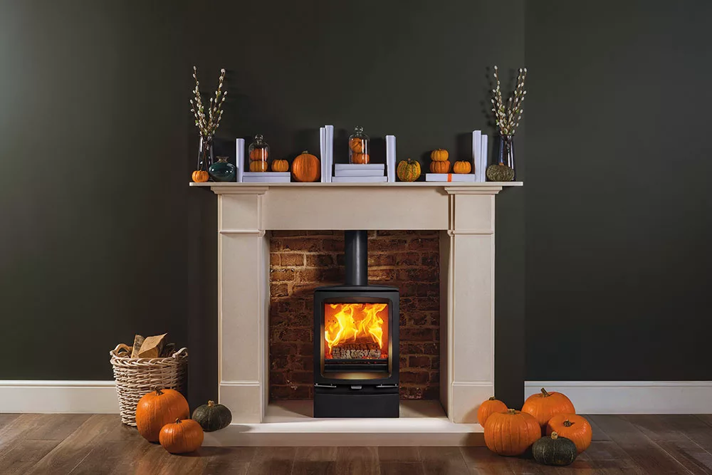 Vogue-Midi-Woodburning-with-Claremont-Limestone-Mantel-Halloween-Autumn-lb