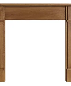 Solid Oak Flat Victorian Mantelpiece