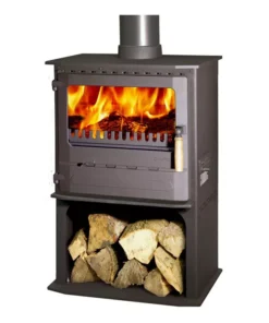Dunsley Heat Highlander 8 Enviro-Burn Solo Log Store