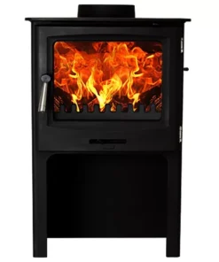 Casttec Stoves Horizon 5kw Wide Log Store Multifuel Stove