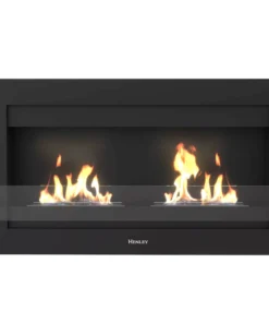HENLEY Oslo 900 Black Wall Mounted Bio Ethanol Stove