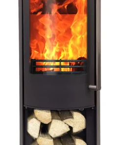 Leaf Mulberry Logstore Multifuel Stoves (No Side Windows)